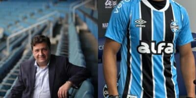 Guerra crava sobre reforço de R$24M ao Grêmio (Reprodução: Montagem TV Foco)