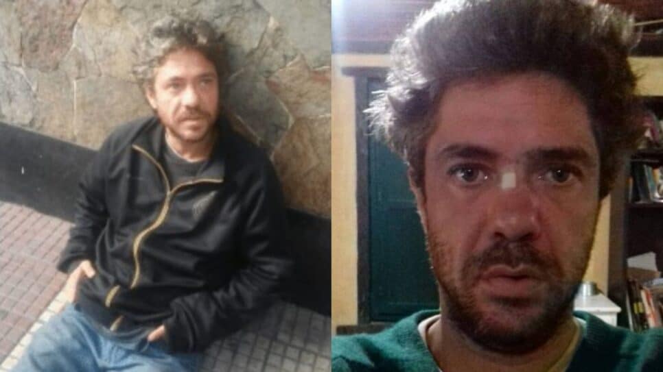 Aleph del Moral irreconhecível (Foto: Reprodução/ Internet/ Montagem)