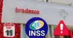 Alerta Bradesco aos beneficiários do INSS (Foto: Reprodução / Canva / Montagem TV Foco)
