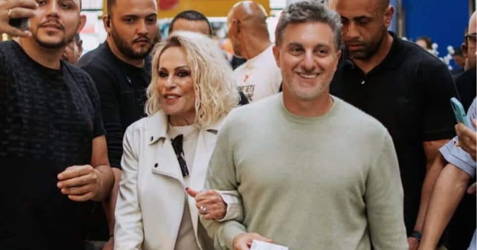 Ana Maria Braga e Luciano Huck (Foto: Reprodução/ Internet)