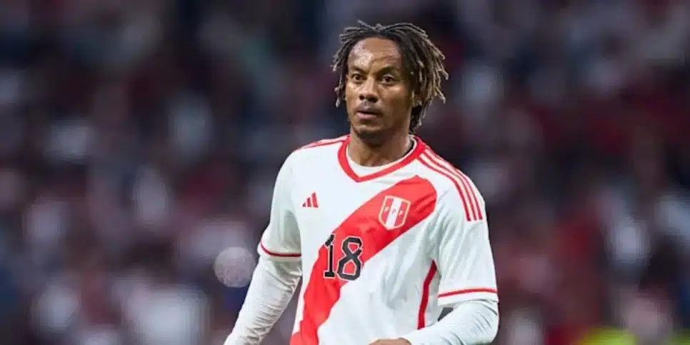 André Carrillo atuou 90 minutos pelo Peru (Reprodução: Instagram)