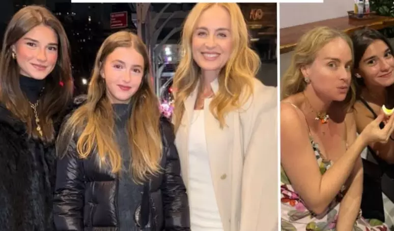 Angélica ao lado da filha e da nora (Foto: Reprodução/ Internet)
