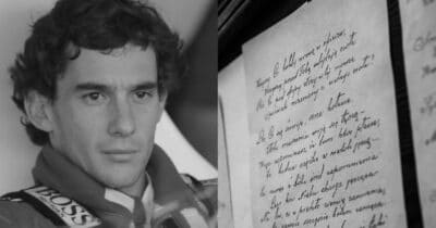 Ayrton Senna ressurge em 2ª carta psicografada e expõe segredo (Foto: Reprodução/Montagem TV Foco)