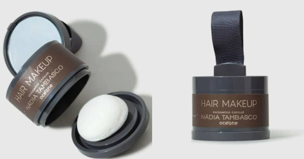 Maquiagem para cabelo (Foto: Divulgação/Montagem TV Foco)