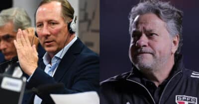 Textor passa São Paulo e Botafogo arma contratação de atacante (Foto: Reprodução/Montagem TV Foco)