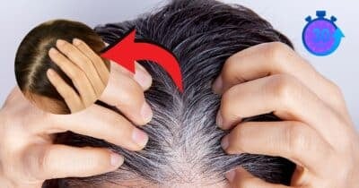Cabelo branco e fios escuros (Foto: Reprodução / Canva / Montagem TV Foco)