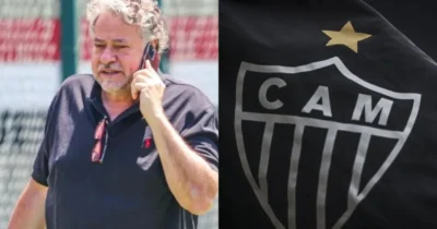 Casares leva rasteira do Atlético-MG (Foto: Montagem/TV Foco)
