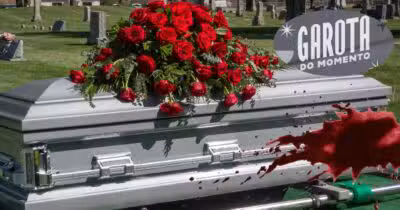 Cemitério em Garota do Momento (Foto: Reprodução / Globo / Montagem TV Foco)