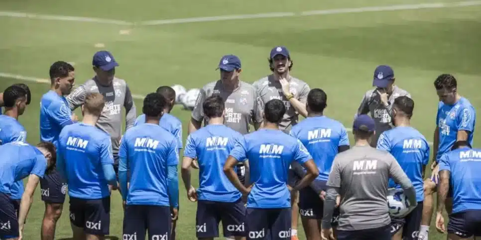 Ceni durante o treino no Bahia (Reprodução: Rafael Rodrigues)