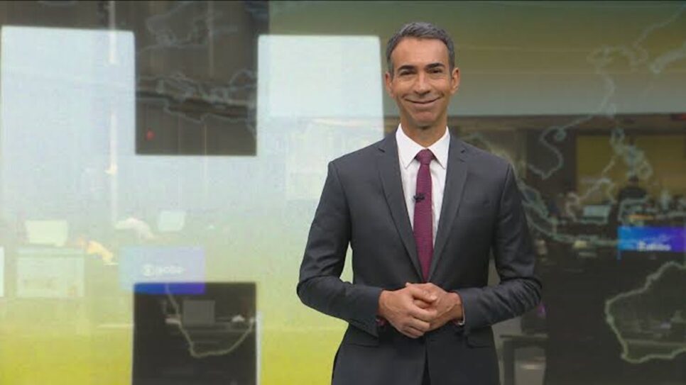 César Tralli, âncora do JH (Foto: Divulgação, Globo)