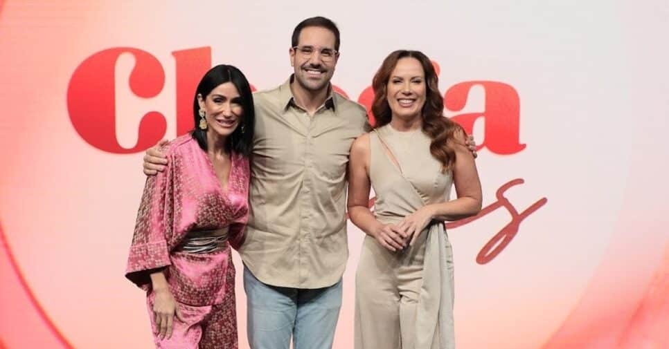 Os apresentadores do extinto Chega Mais (Foto: Divulgação, SBT)