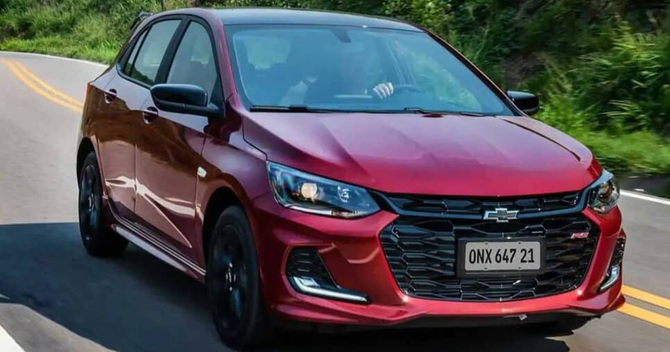 O carro Chevrolet Onix