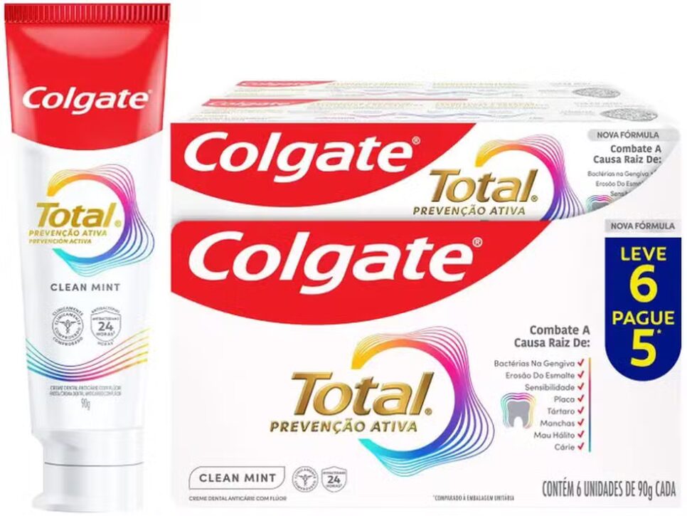 Colgate Total Cleam Mint (Foto Reprodução/G1)
