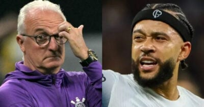 Corinthians tem confirmação de saída de Depay e mais 2 hoje (12) (Foto: Reprodução/Montagem TV Foco)