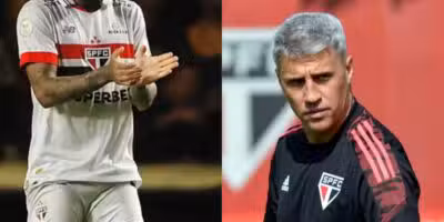 Crespo dá adeus a dupla de Oscar no São Paulo (Reprodução: Montagem TV Foco)