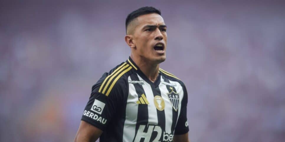 Cuello chegou ao Atlético-MG nesta temporada (Reprodução: Pedro Souza)