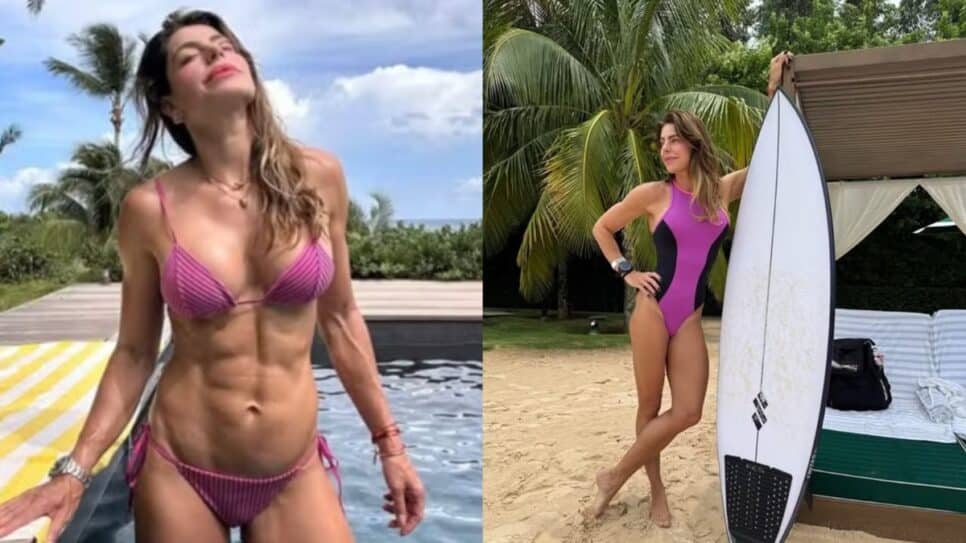 Daniella Cicarelli esbanja boa forma e paixão por esportes nas redes sociais (Foto: Reprodução/ Instagram/ Montagem)
