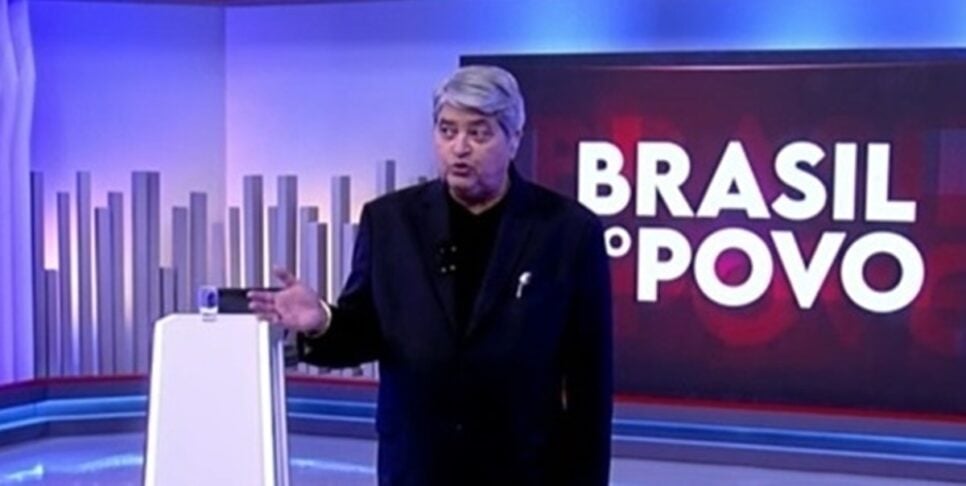 José Luiz Datena comanda o Brasil do Povo (Foto: Reprodução/ RedeTV!)