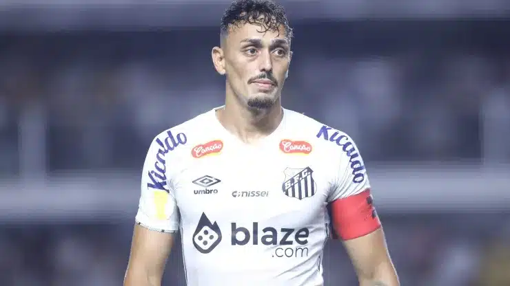 Diego Pituca no Santos (Foto: Reprodução/ Internet)