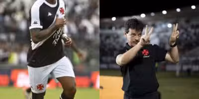 Diniz vibra com 2 retornos ao Vasco (Reprodução: Jorge Rodrigues)