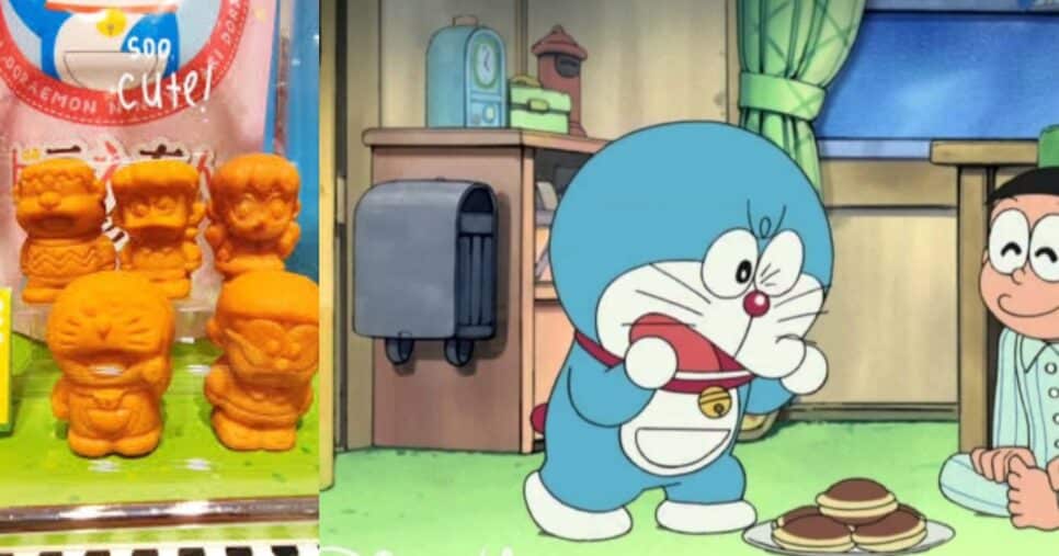 Doce Ningyo-yaki no formato do personagem Doraemon entrou na mira das autoridades do japão (Foto Reprodução/Montagem/Tv Foco/Canva)
