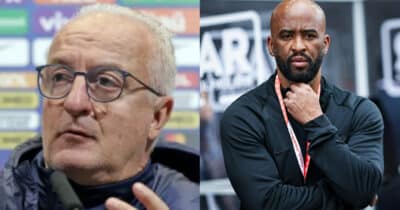 Dorival Jr enfrenta Fabinho Soldado e pede reforços no Corinthians (Foto: Reprodução/Montagem TV Foco)