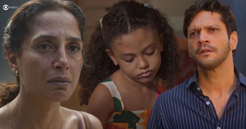 Ellen, Sofia e Vanderson em Dona de Mim (Foto: Reprodução / Globo / Montagem TV Foco)