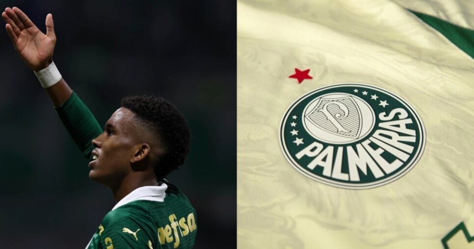 Palmeiras não se conforma com adeus de Estêvão e prepara substituto - Montagem / TV FOCO