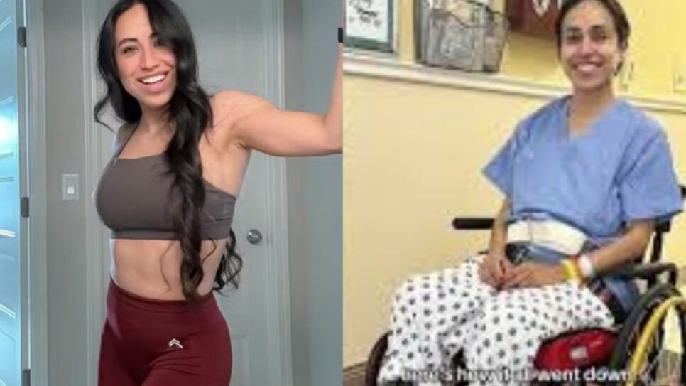 Maria Palen, influenciadora fitnesse, fica paraplégica após picada de carrapato (Foto: Reprodução/ Instagram/ Montagem)