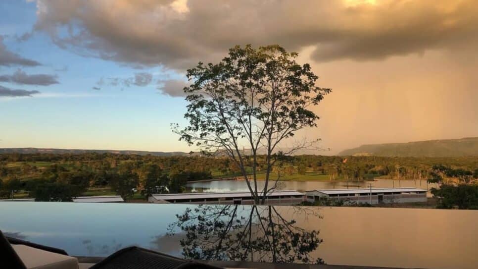 Paisagem exuberante do local (Foto: Reprodução/ Instagram)