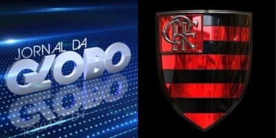 Jornal da Globo confirma reforço de R$147M ao Flamengo (Reprodução: Montagem TV Foco)