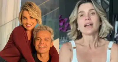Flávia Alessandra fala motivo de não dormir agarrada com marido (Foto: Reprodução/Montagem TV Foco)