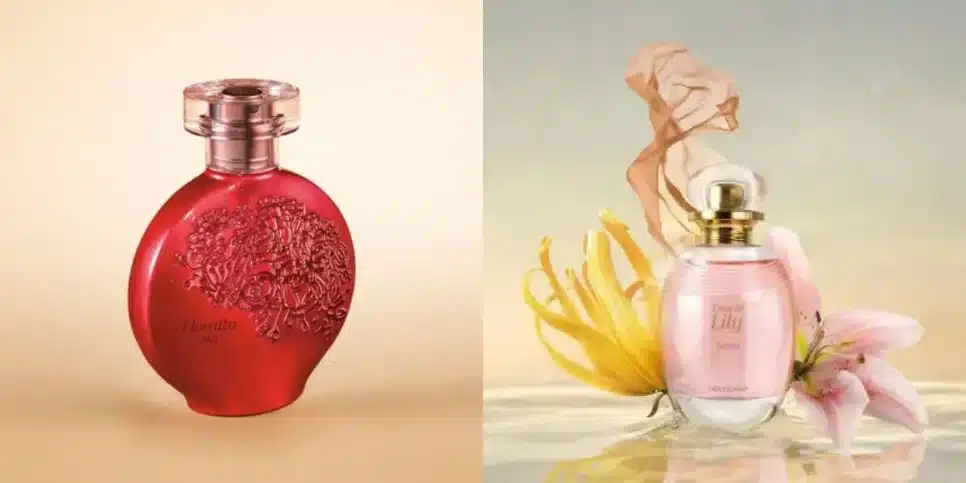 Floratta Red e Lily são perfumes Boticário (Reprodução: Internet)