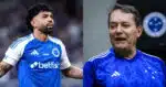 Pedrinho BH e Gabigol no Cruzeiro (Foto: Reprodução/ Montagem/ TV Foco)