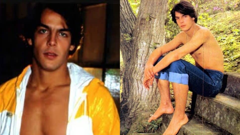 Ator tinha beleza e carisma em ensaios fotográficos (Foto: Reprodução/ Internet/ Montagem TV Foco)