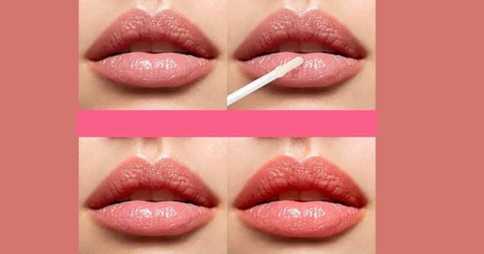 Gloss labial aumentam os pontos centrais de brilho, dando uma amplitude na imagem (Foto Reprodução/Pinterest)