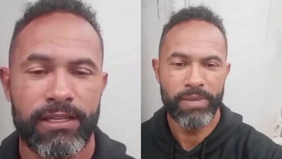Goleiro Bruno surge irreconhecível em vídeo e confirma contratação de clube (Foto: Reprodução/ Instagram/ Montagem)
