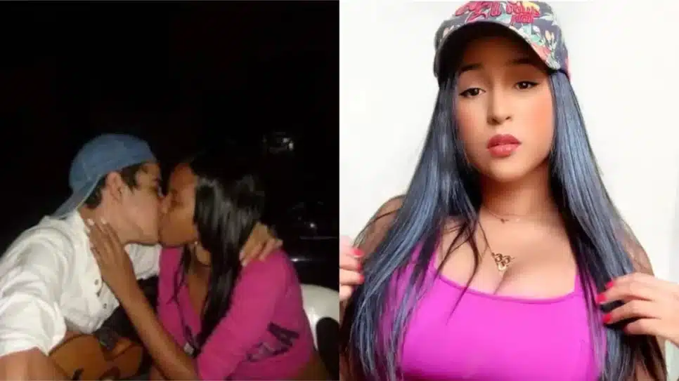 Suposta moça que trocou o jovem por moto em foto da época e nas redes sociais (Foto: Reprodução/ Instagram/ Montagem)