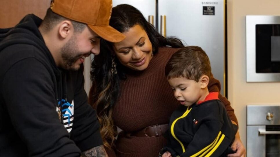 Murilo Huff, dona Ruth e Léo (Foto: Reprodução/ Instagram)