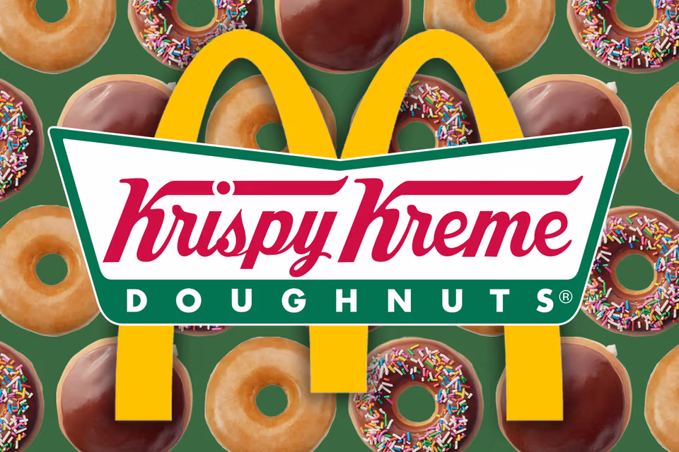 A parceria do McDonald's e Krispy Kreme se desfez por conta de algumas dificuldades financeiras (Foto Reprodução/Montagem/Hypebeast)
