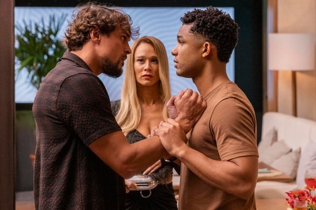 Joca, Mirna e Samuel em Dona de Mim (Foto: Reprodução / Globo)