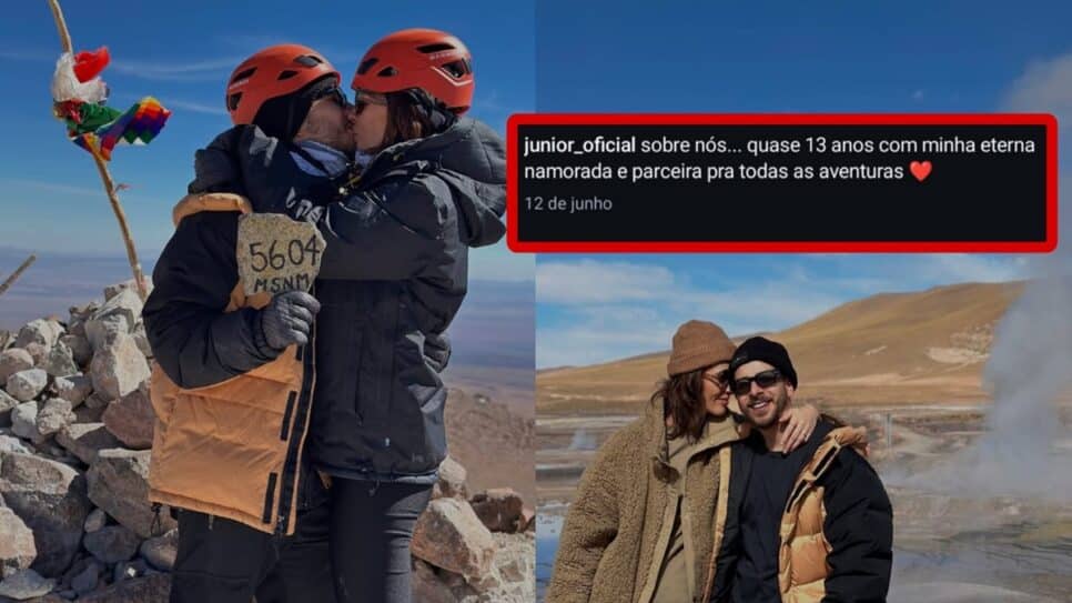 Irmão de Sandy anuncia algo inesperado, pois surpreende por estar há quase 13 anos com sua atual esposa e eterna namorada (Foto: Reprodução/ Instagram/ Montagem)