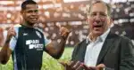 Júnior Santos e John Textor (Foto: Reprodução / Botafogo / Montagem TV Foco)