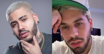 Kevinho fala sobre notícia de relação com Zé Felipe por jornalista (Foto: Reprodução/Montagem TV Foco)