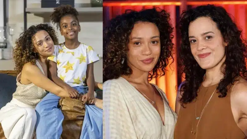 Laís e Sarita, ao lado Laís e Cecília em Vale Tudo (Foto: Reprodução / Globo)
