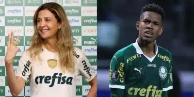 Leila Pereira crava expulsão de 3 no Palmeiras (Reprodução: Cesar Greco)