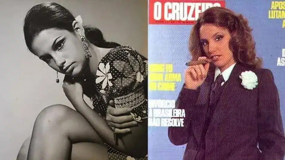 Leila Cravo no auge da fama (Foto: Reprodução/ Internet/ Montagem)