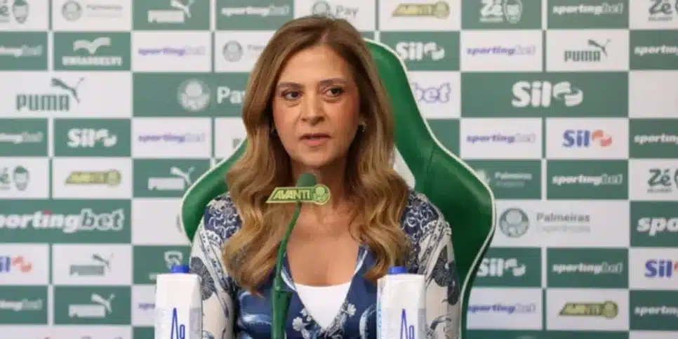 Leila Pereira busca reforços ao Palmeiras (Reprodução: Cesar Greco)