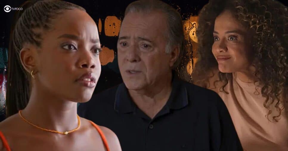 Leo, Abel e Tânia em Dona de Mim (Foto: Reprodução / Globo / Montagem TV Foco)