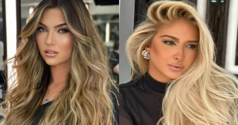 Loiro bege vira tendência no inverno (Foto: Reprodução/Montagem TV Foco)